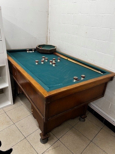 tapbiljart, Sport en Fitness, Biljarten en Poolen, Ophalen, Gebruikt, Biljarttafel