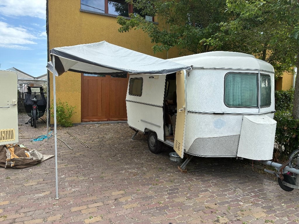 Caravanluifel met puntdak, Caravans en Kamperen, Caravanaccessoires, Ophalen, Gebruikt