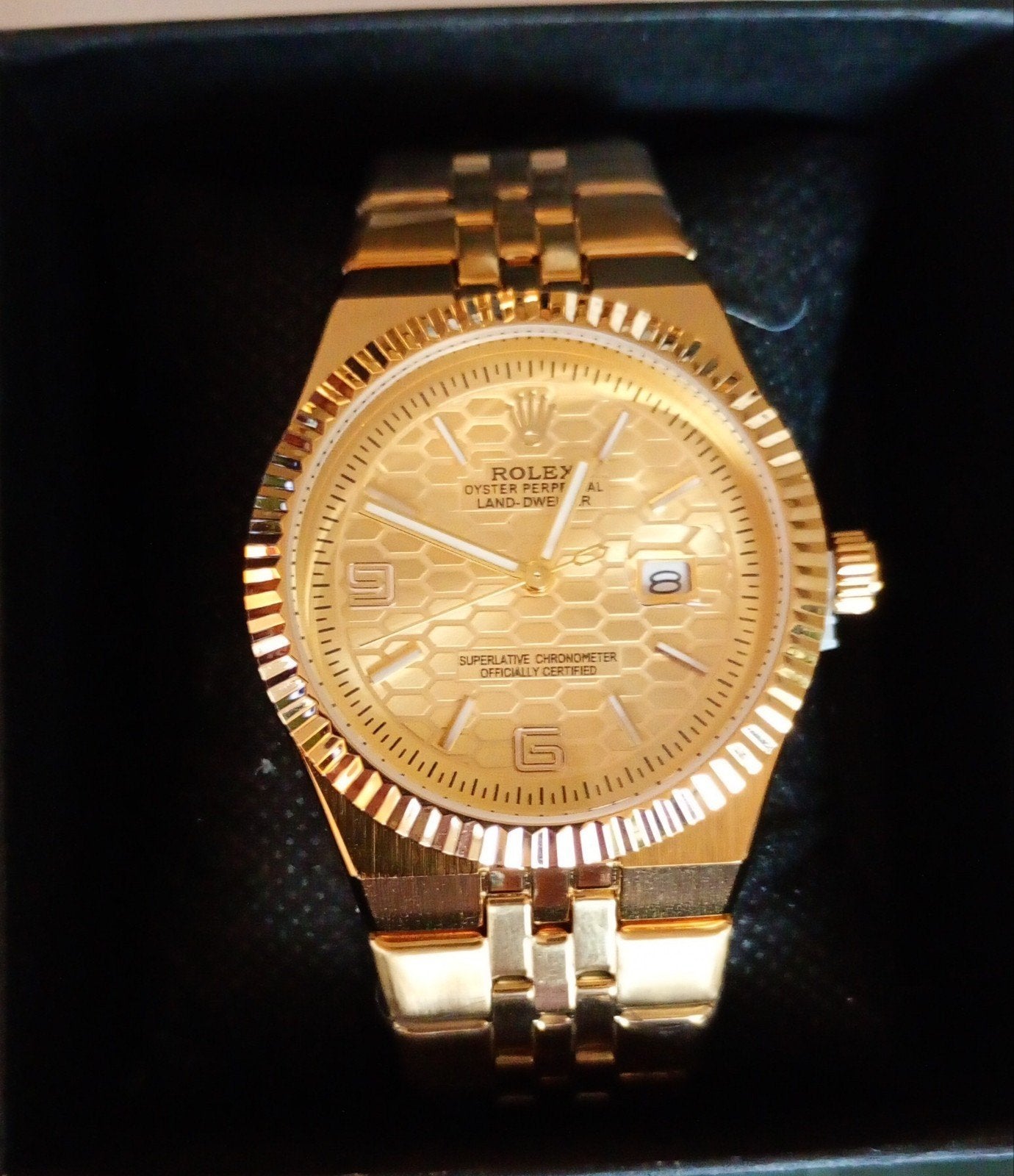 Dames Rolex Land Dweller 38mm automatic goudkleur, Handtassen en Accessoires, Horloges | Dames, Nieuw, Polshorloge, Rolex, Staal