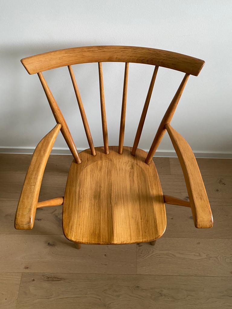Vintage Deense/scandinavische vormgeving, Huis en Inrichting, Ophalen, Gebruikt, Bruin, Scandinavisch