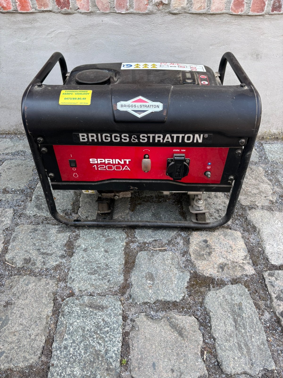 Stroomgroep, Doe-het-zelf en Bouw, Ophalen, Zo goed als nieuw