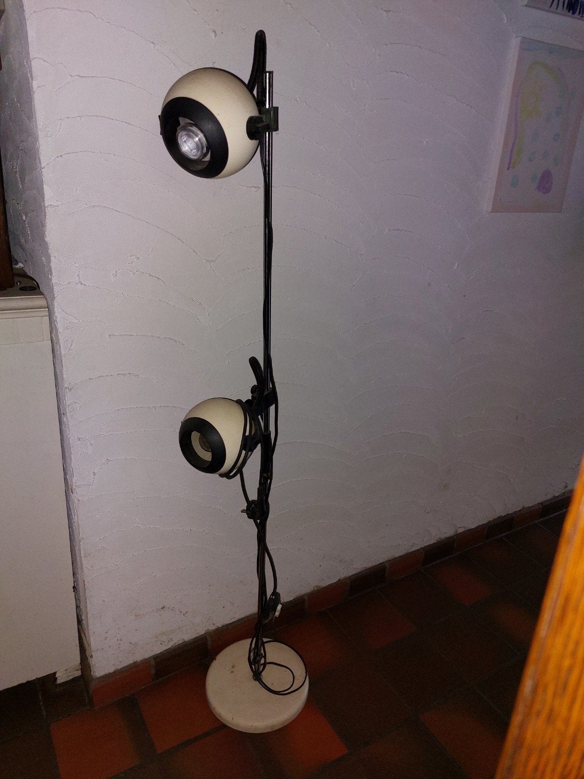 retro staandelamp, Ophalen, 100 tot 150 cm, E14 (klein), Retro jaren 70
