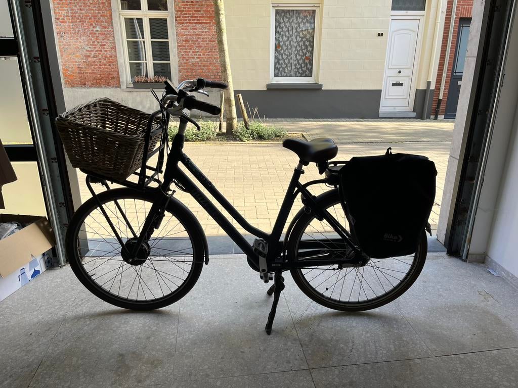 Elektrische fiets te koop, Fietsen en Brommers, Fietsen | Dames | Omafietsen, Gebruikt, 50 tot 53 cm, Ophalen