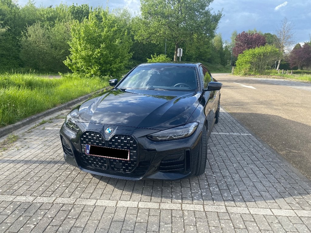 Voiture à vendre: BMW série 4 gran coupé, Autos, Cuir, Achat, Entretenue par le concessionnaire, Noir