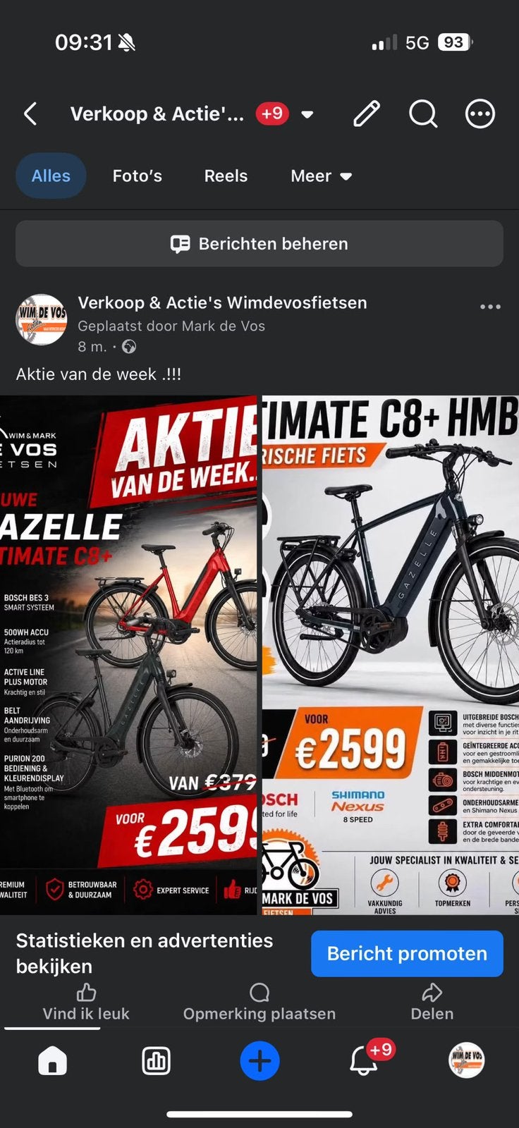 Nieuwe gazelle ultimate nu uitverkoop!!, Vélos & Vélomoteurs, Vélos électriques, Neuf, Gazelle, Enlèvement