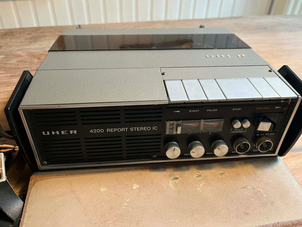 UHER 4200 Report Stereo IC bandrecorder, Audio, Tv en Foto, Bandrecorder, Ophalen of Verzenden, Bandrecorder, Met stofkap