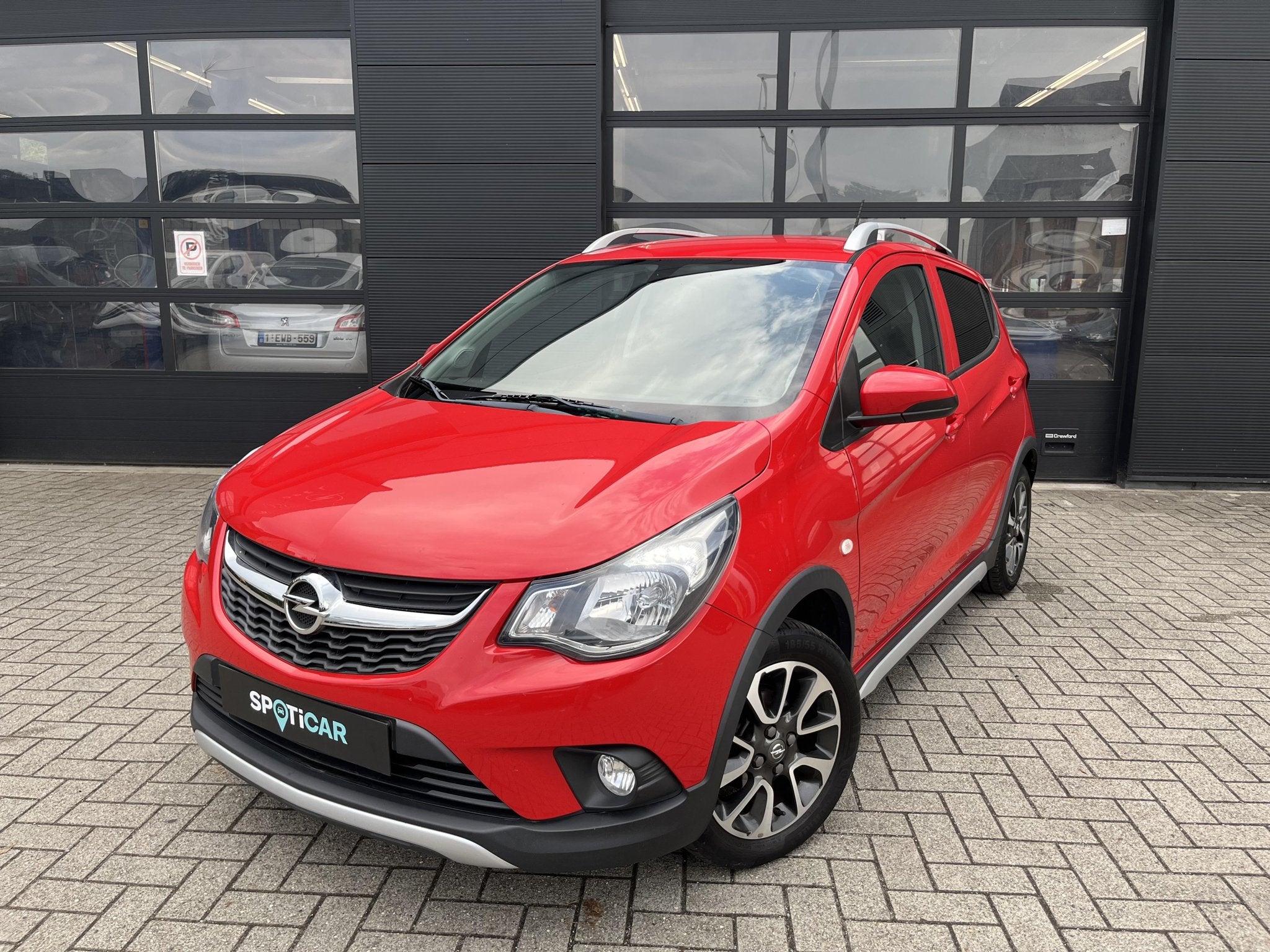 Opel Karl 1.0 ROCKS 5d 54kW, Autos, Opel, Rouge, 118 g/km, Achat, Euro 6