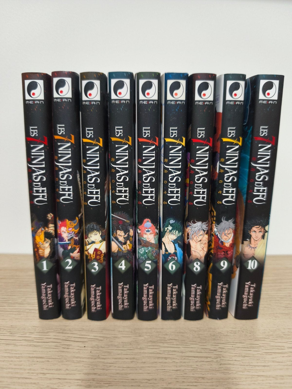 Les 7 Ninjas d'Efu - 10 tomes (complet), Livres, BD | Comics, Série complète ou Série, Enlèvement ou Envoi, Comme neuf, Japon (Manga)