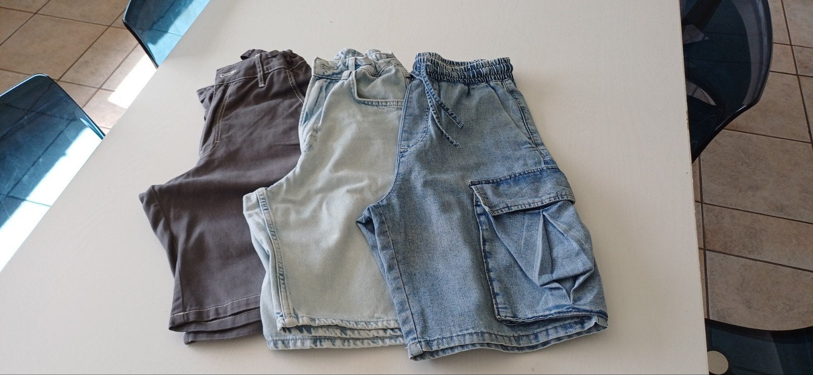 Baggy jeans shorts maat 158, Ophalen of Verzenden, Gebruikt, Jongen, Broek