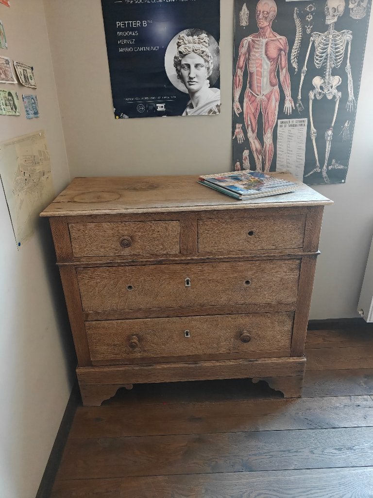 Houten ladekast, Huis en Inrichting, Kasten | Ladekasten, Ophalen, Gebruikt