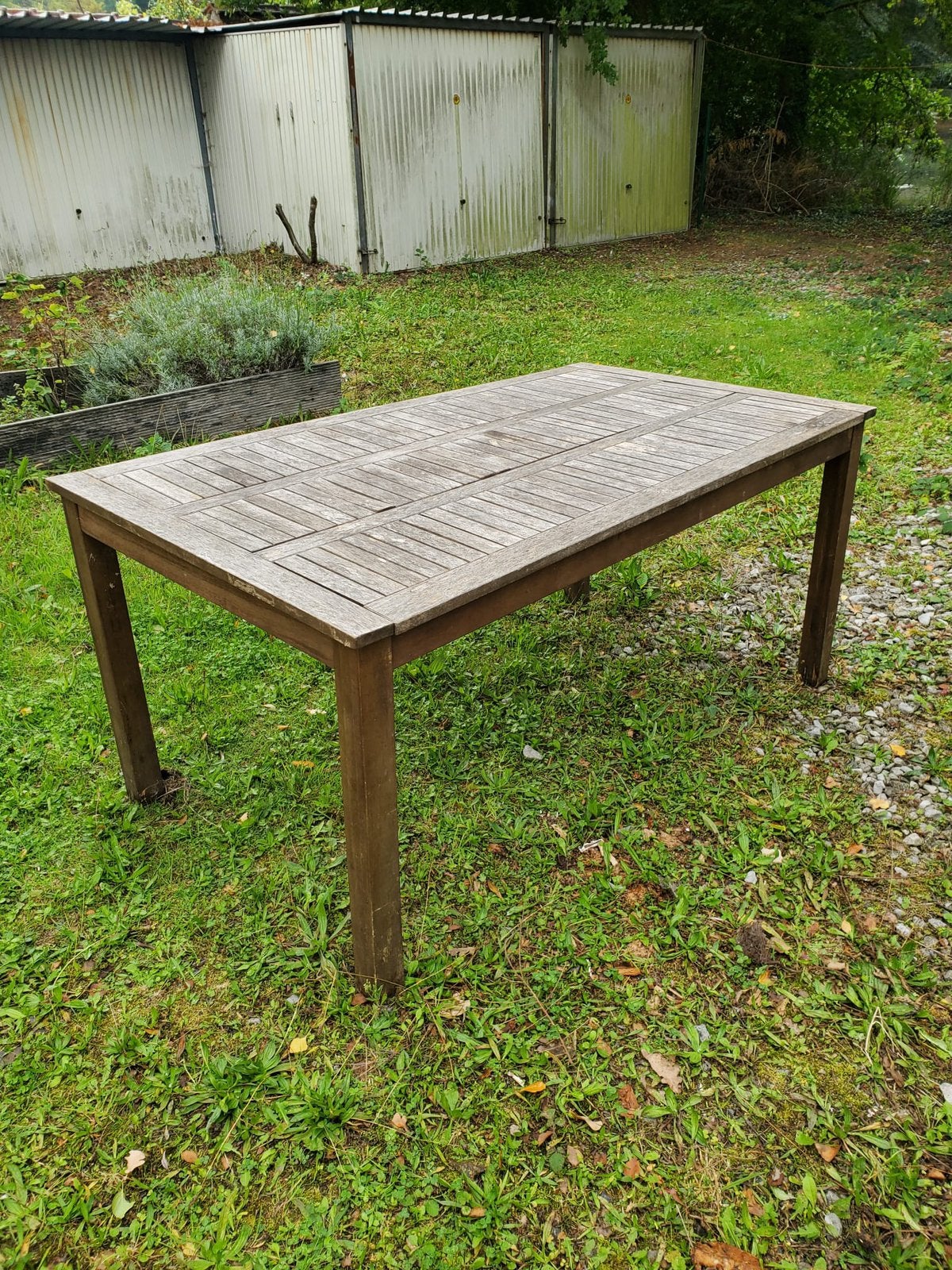 Table de jardin en bois, Jardin & Terrasse, Enlèvement, Comme neuf, Bois