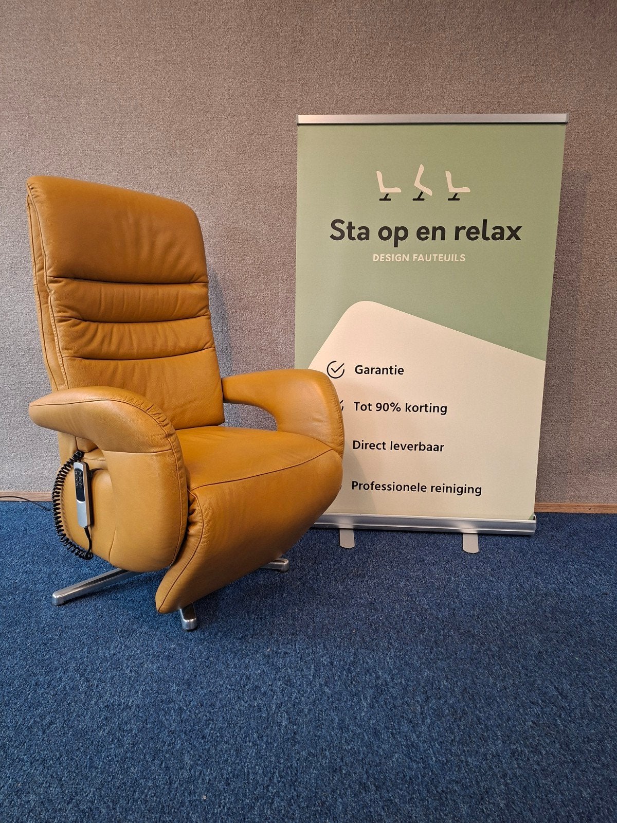 sta op relax Zetel Meubelzorg Zo goed als nieuw !, Ophalen of Verzenden