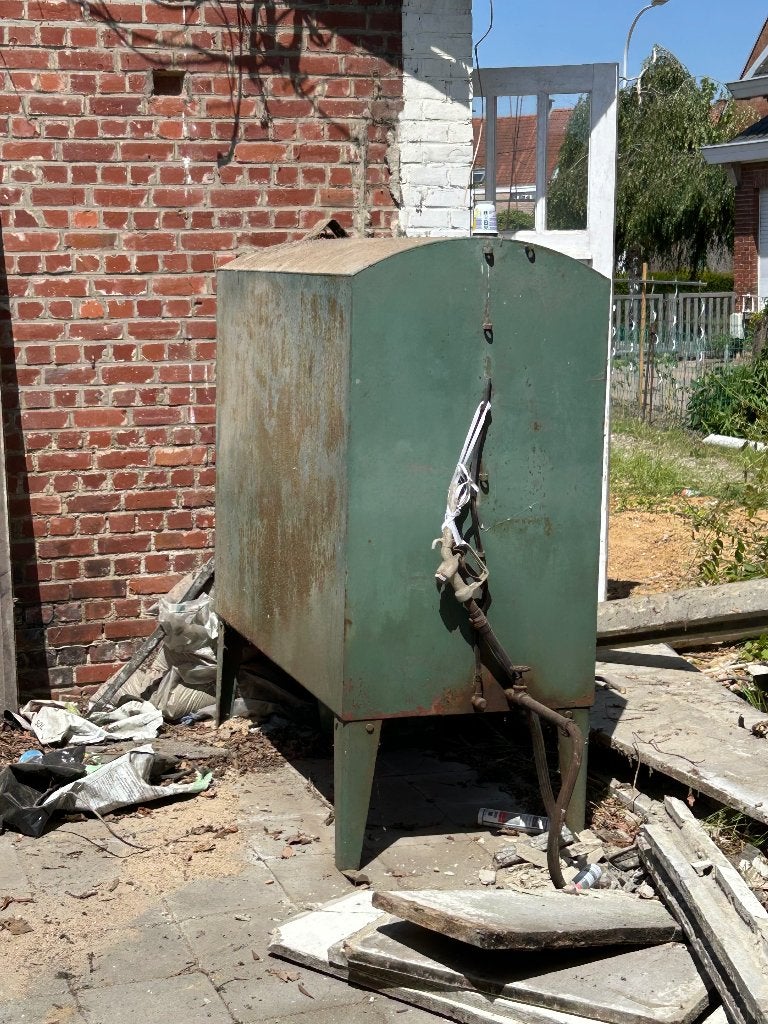 Mazouttank, Ophalen