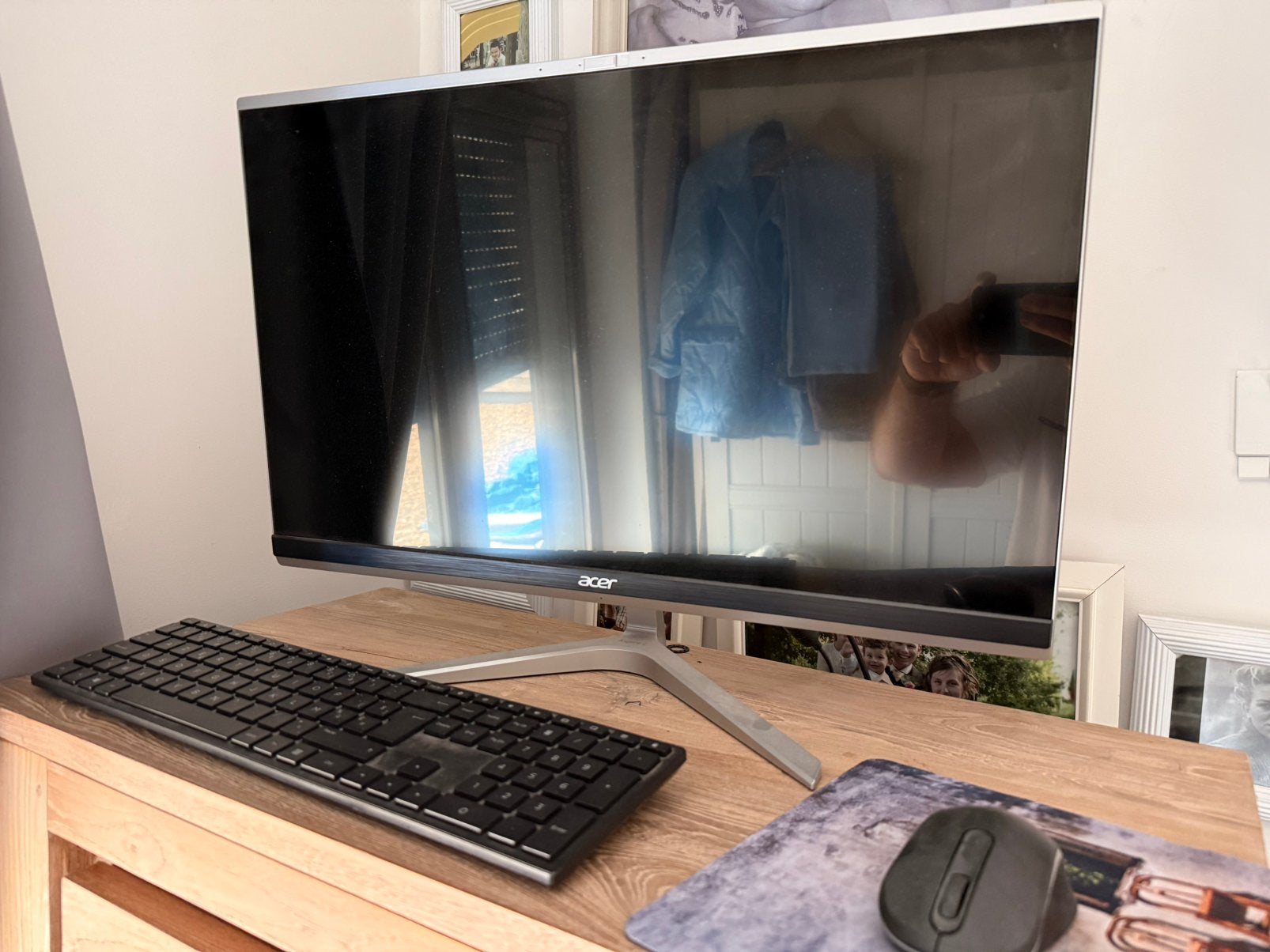 Acer C24 all-in-one desktop, Ophalen, Gebruikt, Met monitor, 8 GB