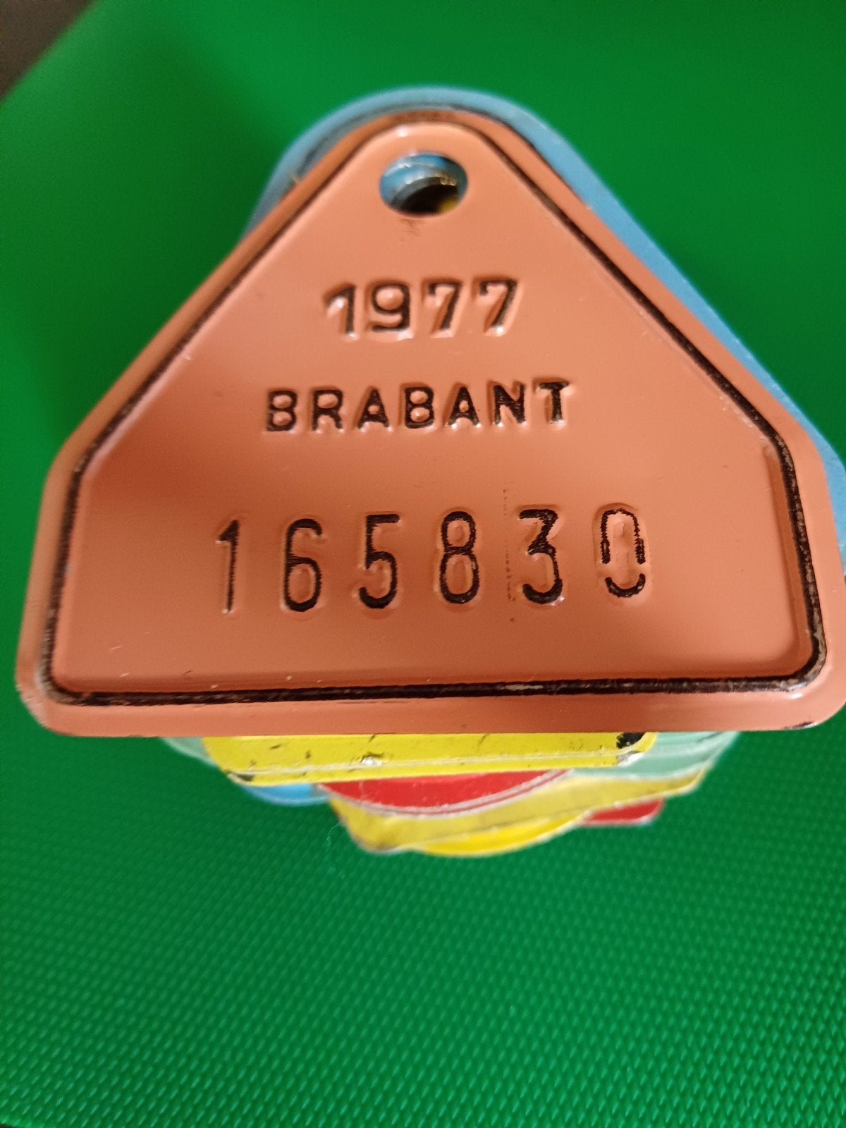 33 oude fietsplaten, Ophalen