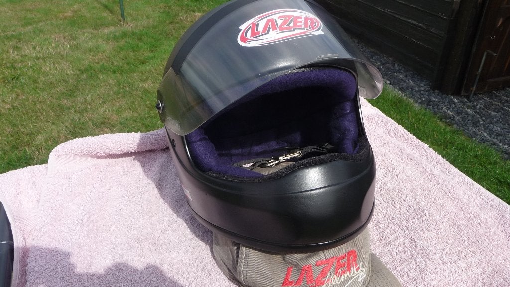 CASQUE MOTO LAZER LZ 1, Motos, Enlèvement ou Envoi, Comme neuf