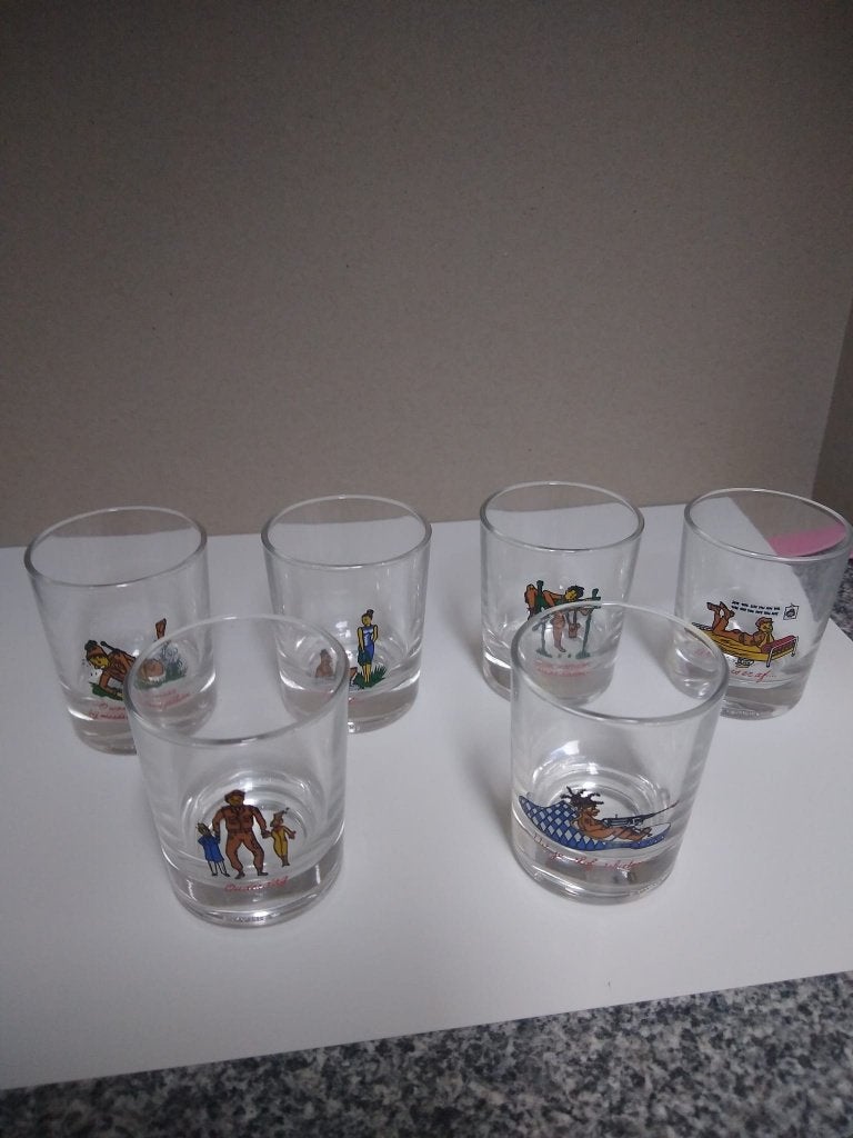 Jeneverglaasjes, Verzamelen, Ophalen of Verzenden, Zo goed als nieuw, Borrel- of Shotglas