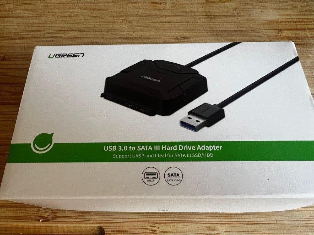 Adaptateur de disque dur Ugreen USB 3.0 vers SATA III, Informatique & Logiciels, Neuf, Enlèvement ou Envoi, Externe, SATA