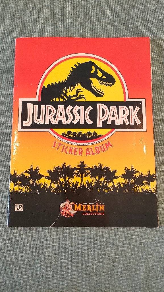 Merlin Jurassic Park stickeralbum – Compleet – Nieuwstaat, Enlèvement, Comme neuf, Plusieurs autocollants