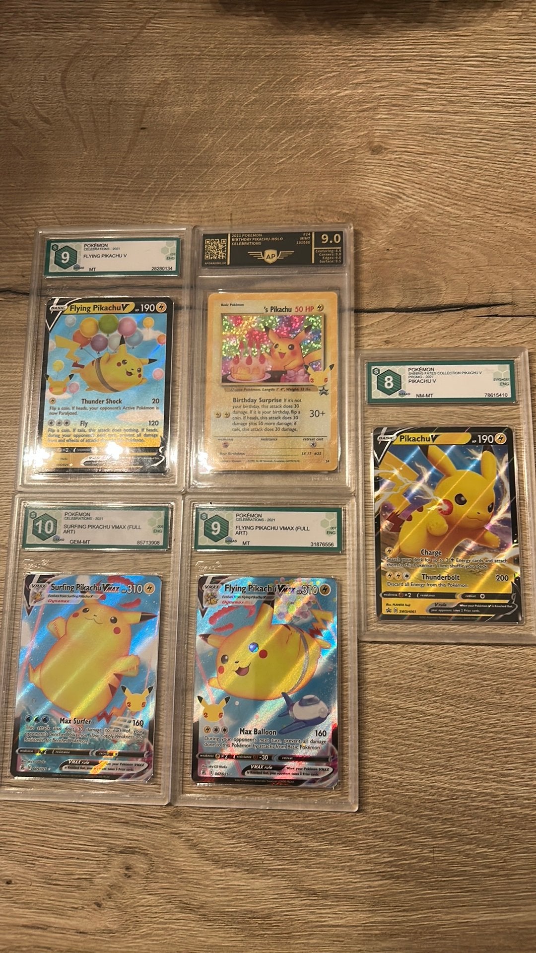 Pokemon graded Pikachu's, Enlèvement ou Envoi, Comme neuf