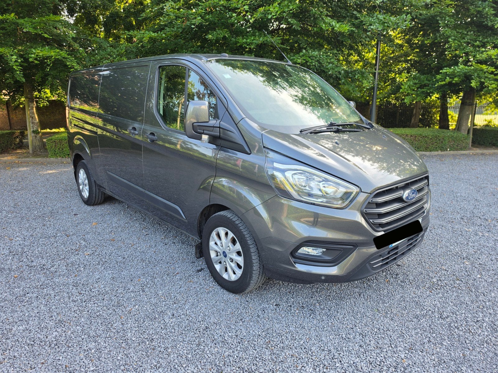 Ford Transit Custom L2H1 2.0 TDCi 170PK Automaat – 2019, Argent ou Gris, Achat, Euro 6, 3 places