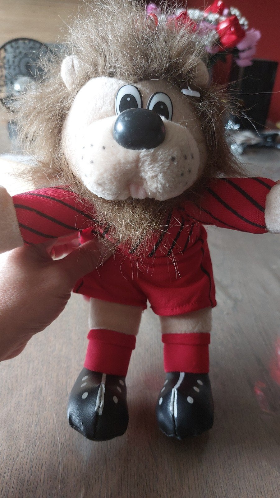 Diabolix mascotte des diables rouges, Enlèvement ou Envoi, Maillot