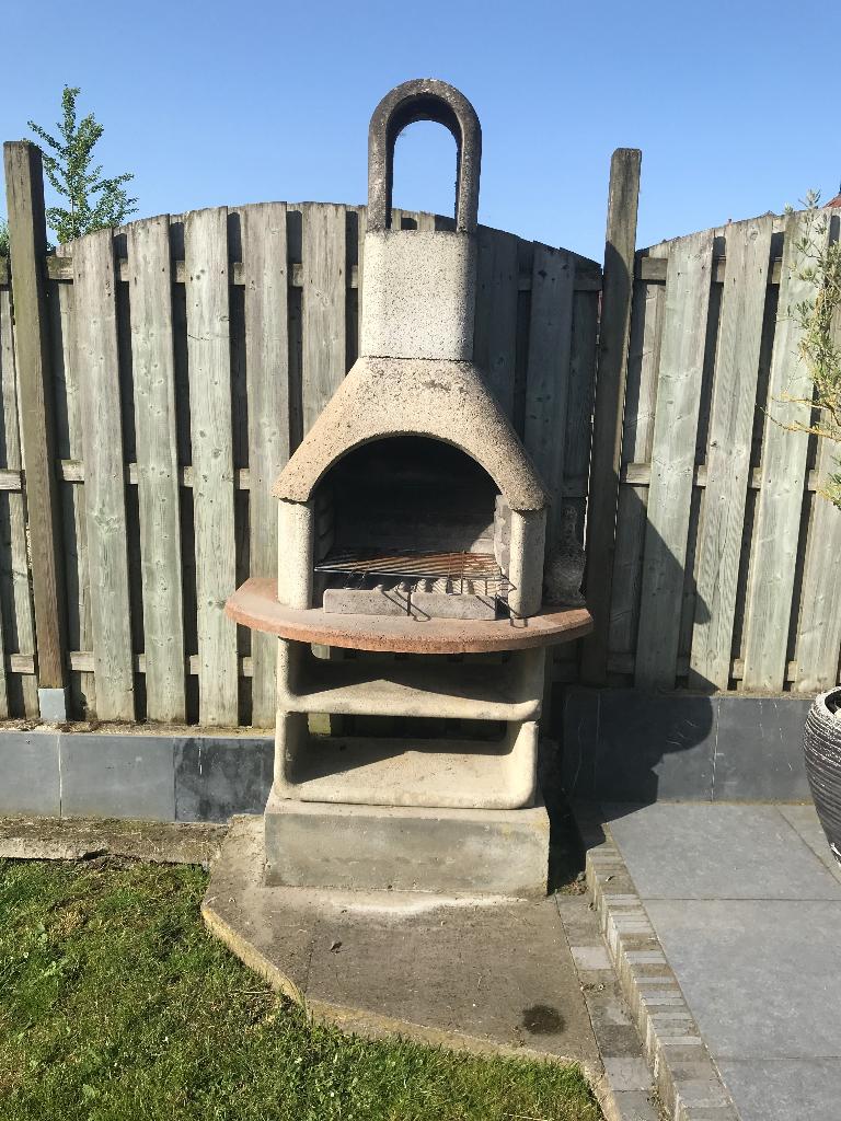 Pierre à barbecue, Jardin & Terrasse, Barbecues au charbon de bois, Enlèvement, Utilisé, Overig