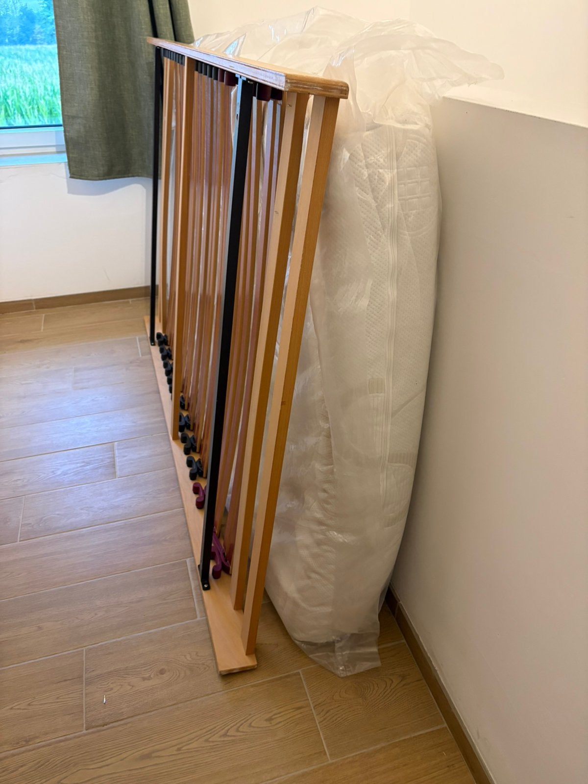 Latoflex et matelas Beka, Une personne, Enlèvement, Utilisé, 120 cm
