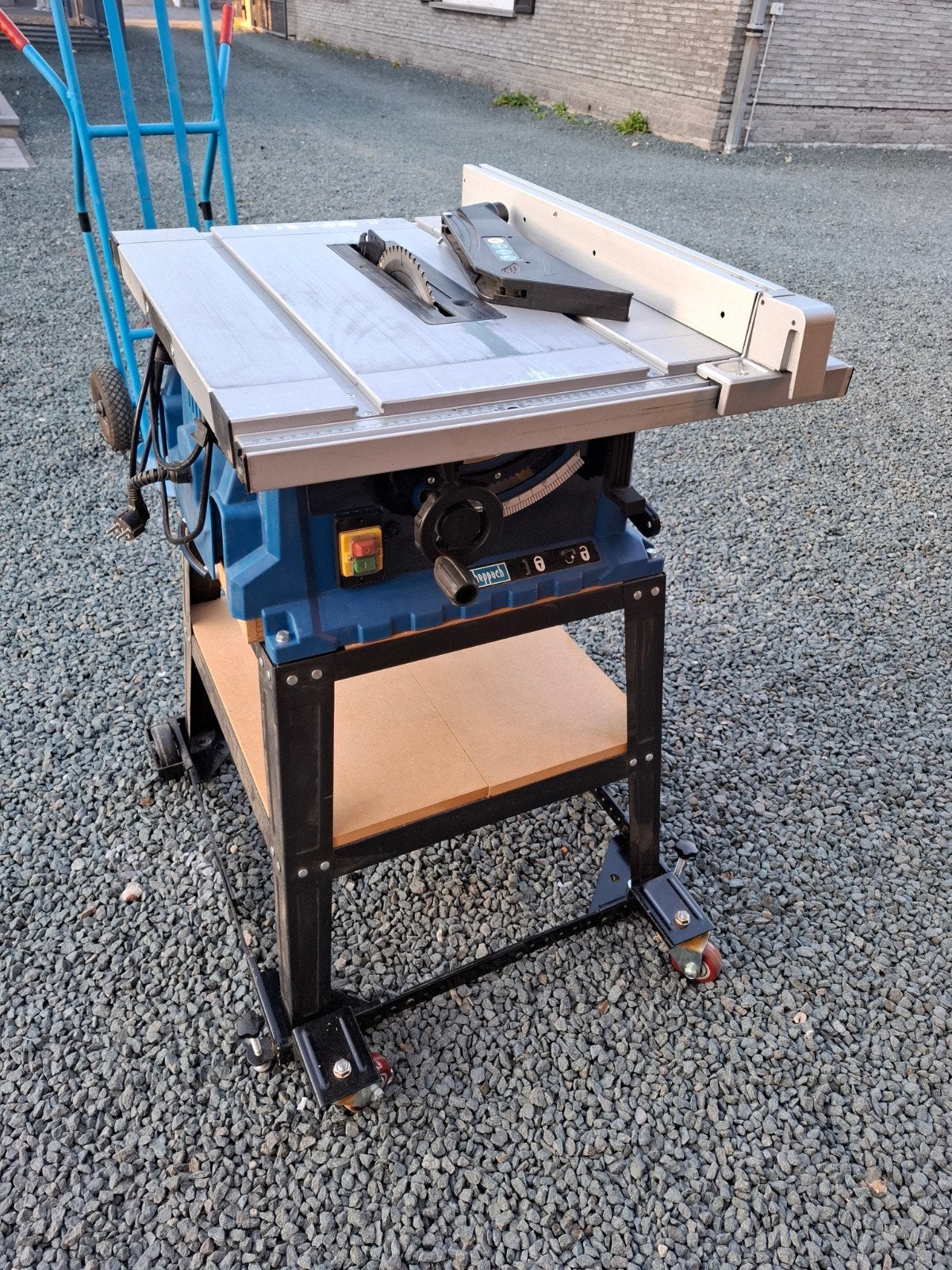 zaagtafel scheppach hs105, Bricolage & Construction, Outillage | Scies mécaniques, 70 mm ou plus, Comme neuf, Enlèvement, Autres types