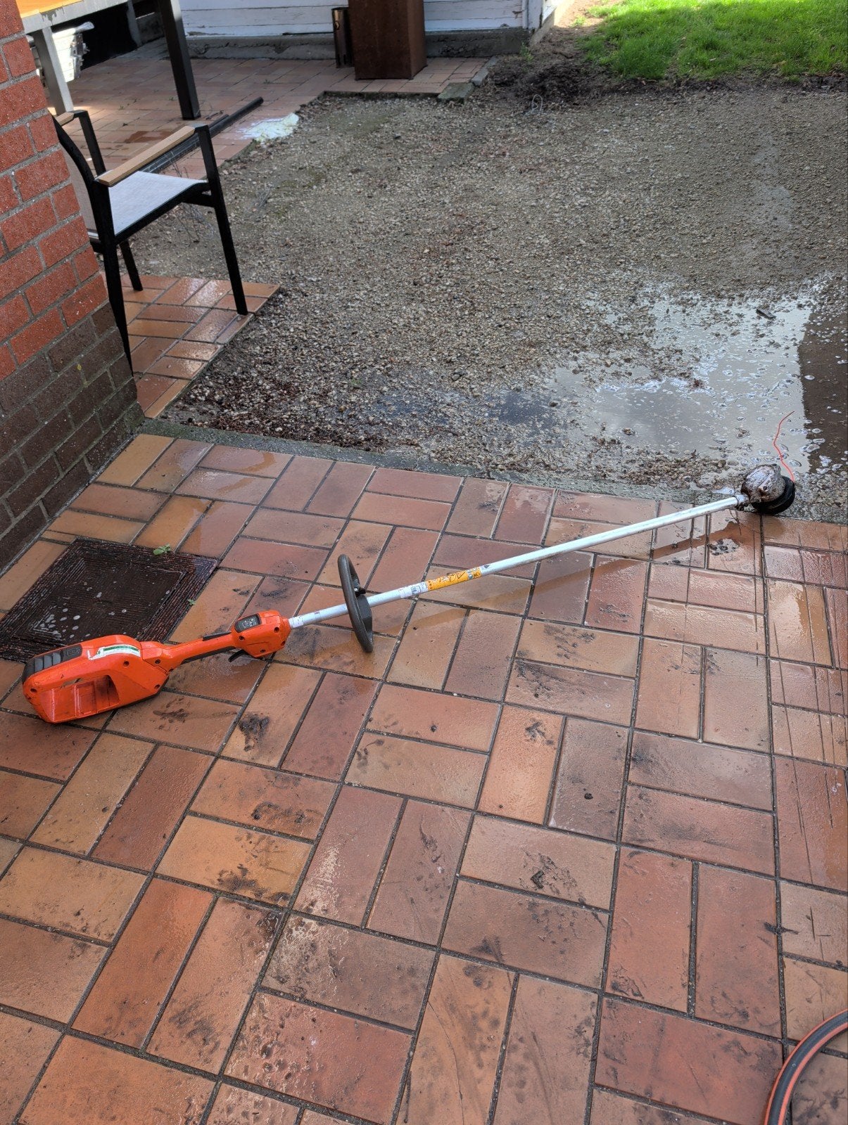 professionele bosmaaier, Tuin en Terras, Ophalen, Gebruikt, Accu, Minder dan 10 cm