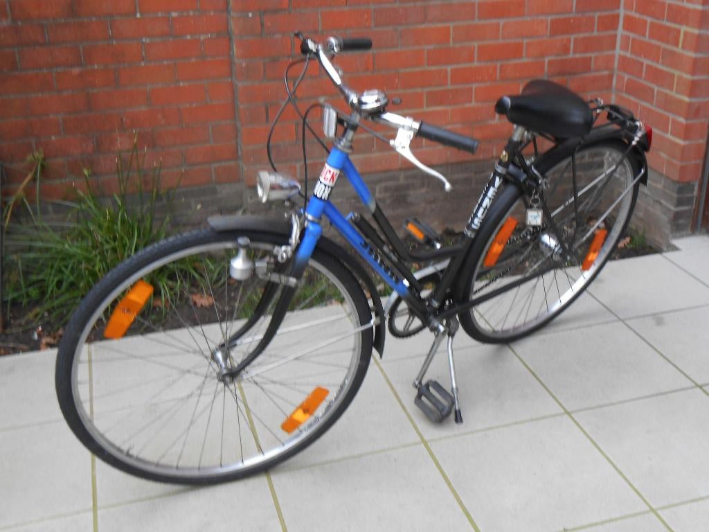 DAMESFIETS   BLAUW, Fietsen en Brommers, Ophalen, Zo goed als nieuw