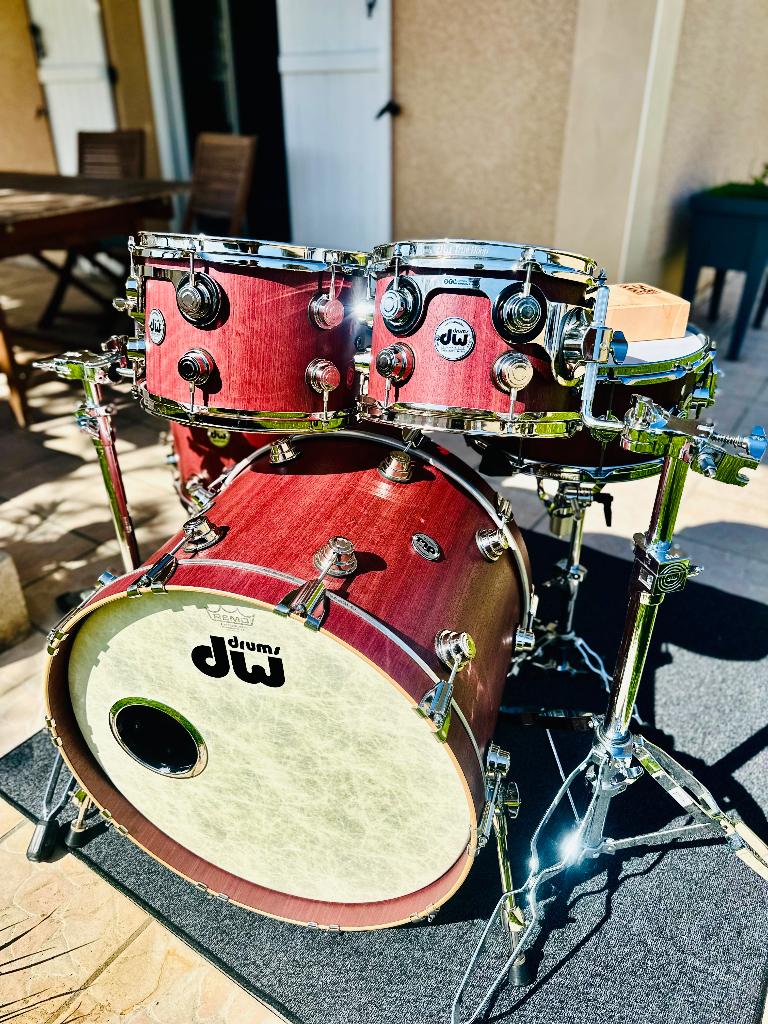 Dw collector purple core hybrid shells ltd edition, Muziek en Instrumenten, Drumstellen en Slagwerk, Zo goed als nieuw, Overige merken