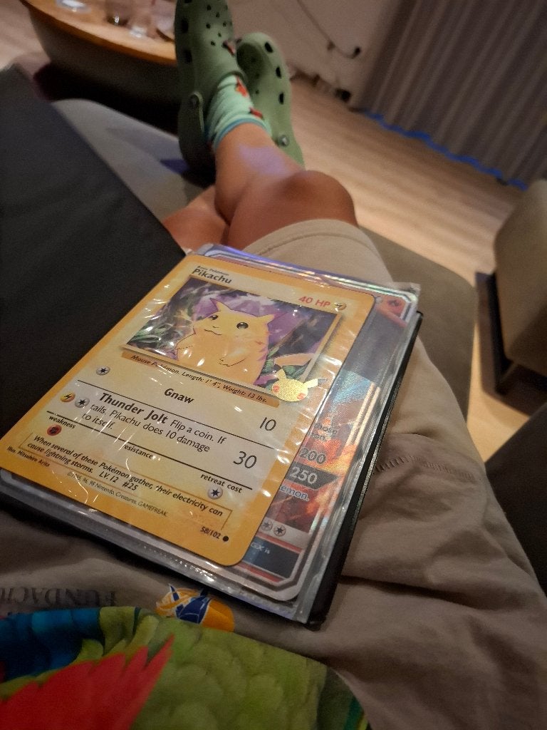 pokemonkaart pikachu jumbo, Enlèvement ou Envoi, Comme neuf, Cartes en vrac