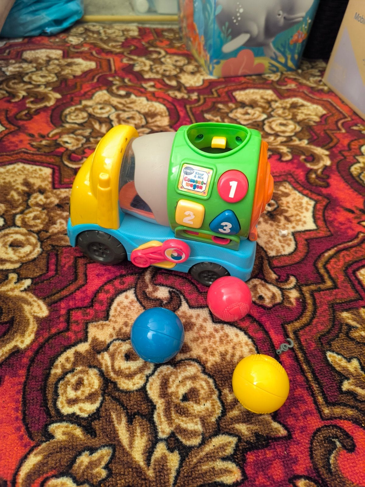 cementwagen VTech met geluid, Ophalen of Verzenden, Zo goed als nieuw, 6 maanden tot 2 jaar