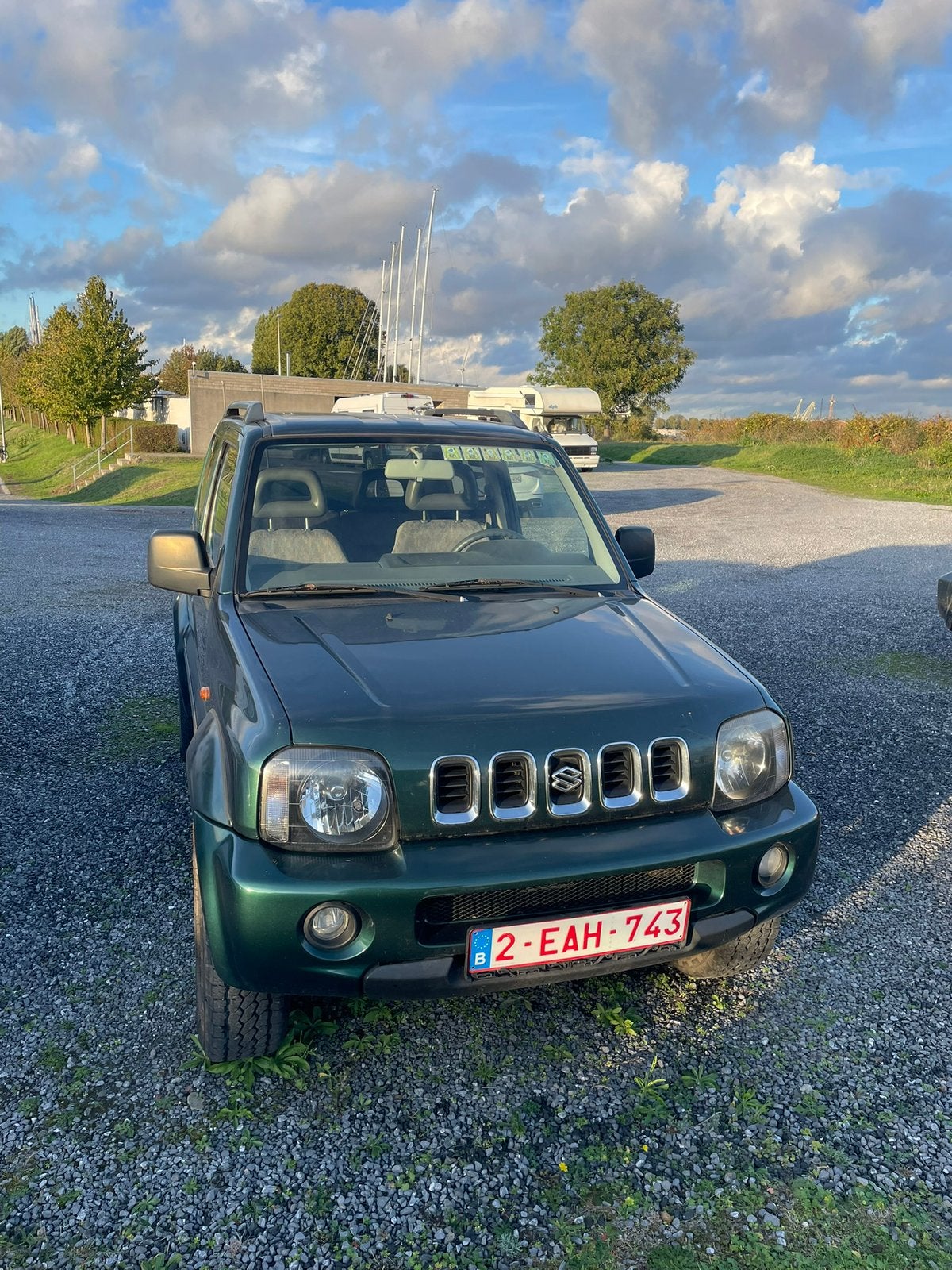 Suzuki Jimny 4x4, Auto's, Stof, Particulier, Groen, Handgeschakeld