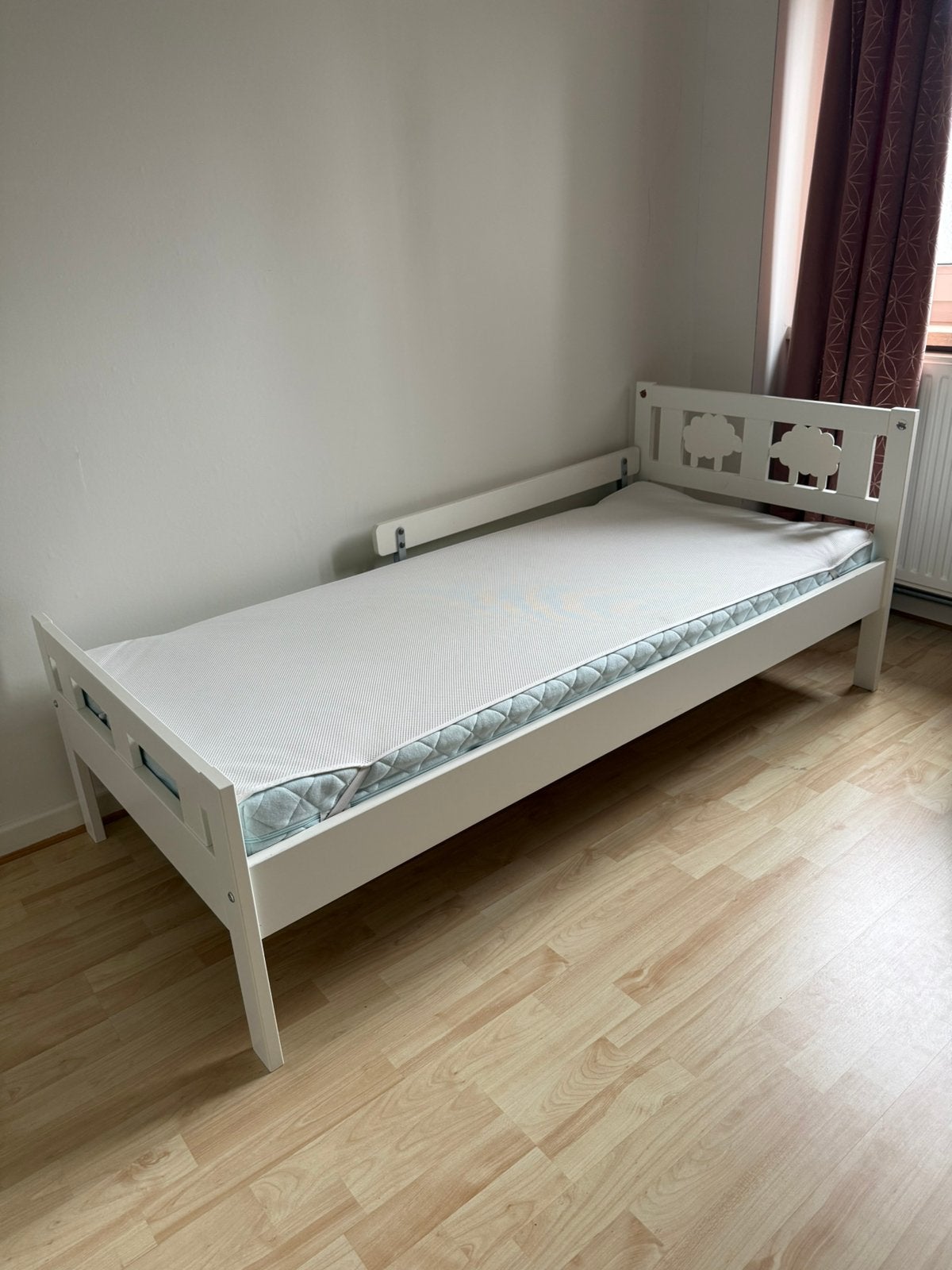 Kinderbed Ikea, Maison & Meubles, Chambre à coucher | Lits, Utilisé, Une personne, 70 cm ou moins, 190 cm ou moins, Blanc, Enlèvement