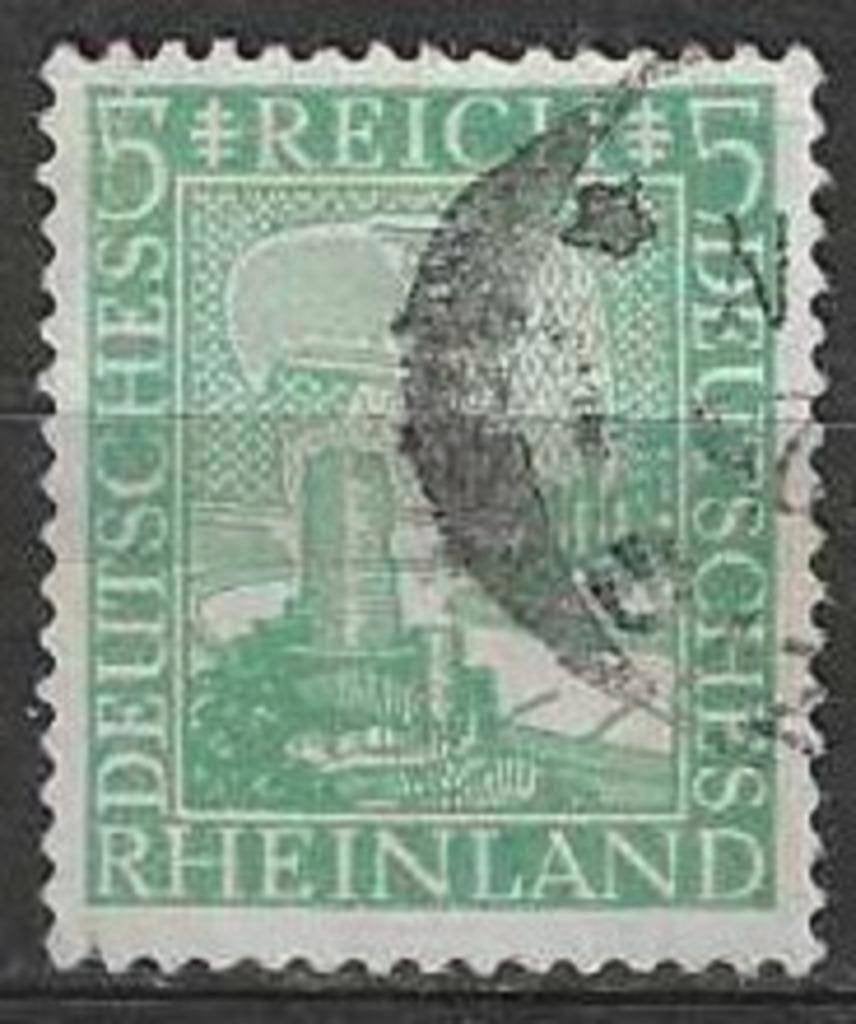 Allemagne 1925 - Yvert 365 - 50 ans de l'Union postale (ST), Timbres & Monnaies, Envoi, Affranchi