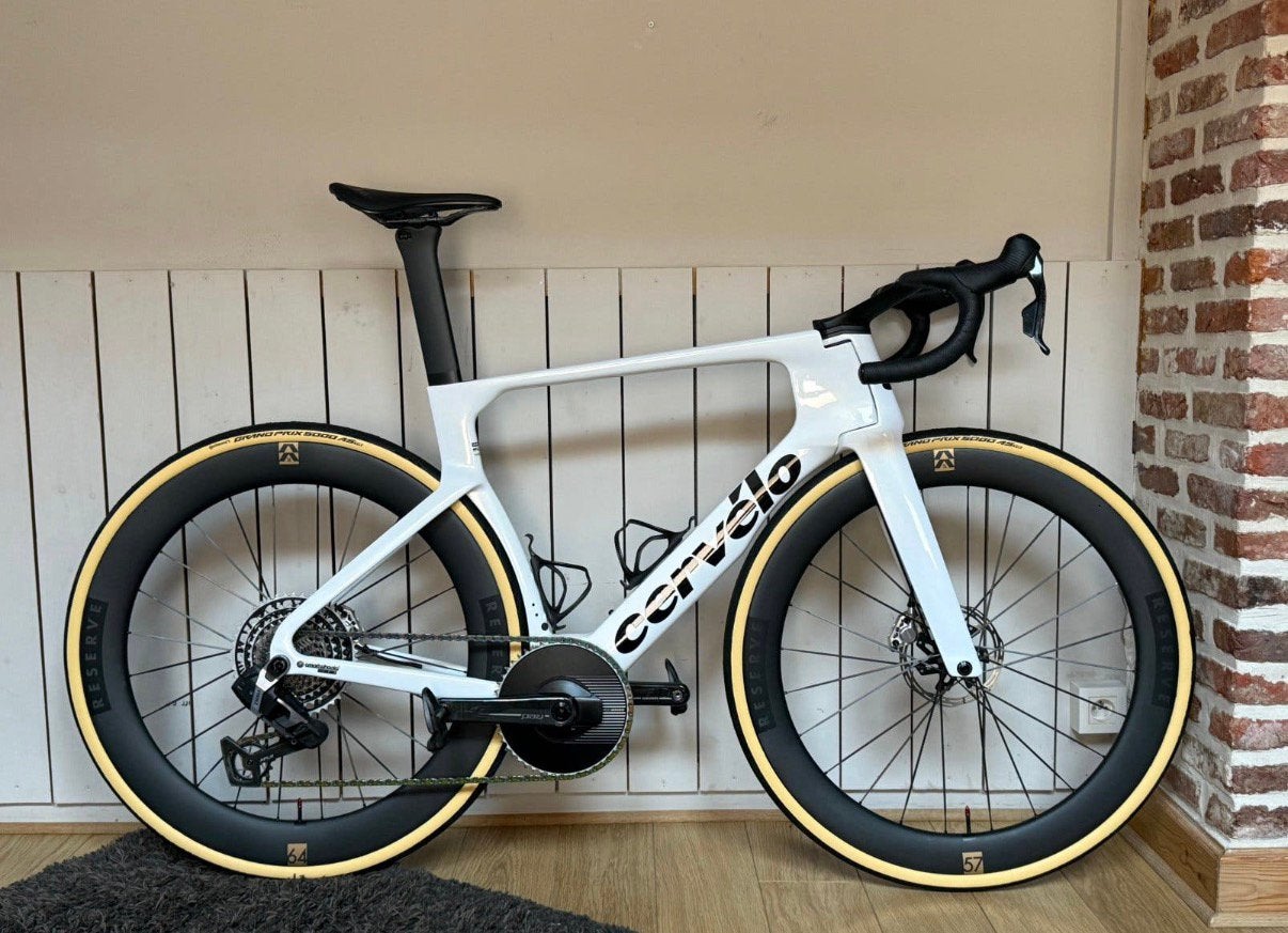 2026 CERVÉLO S5 ltd litium white frameset 56 NIEUWSTAAT, Enlèvement, Comme neuf
