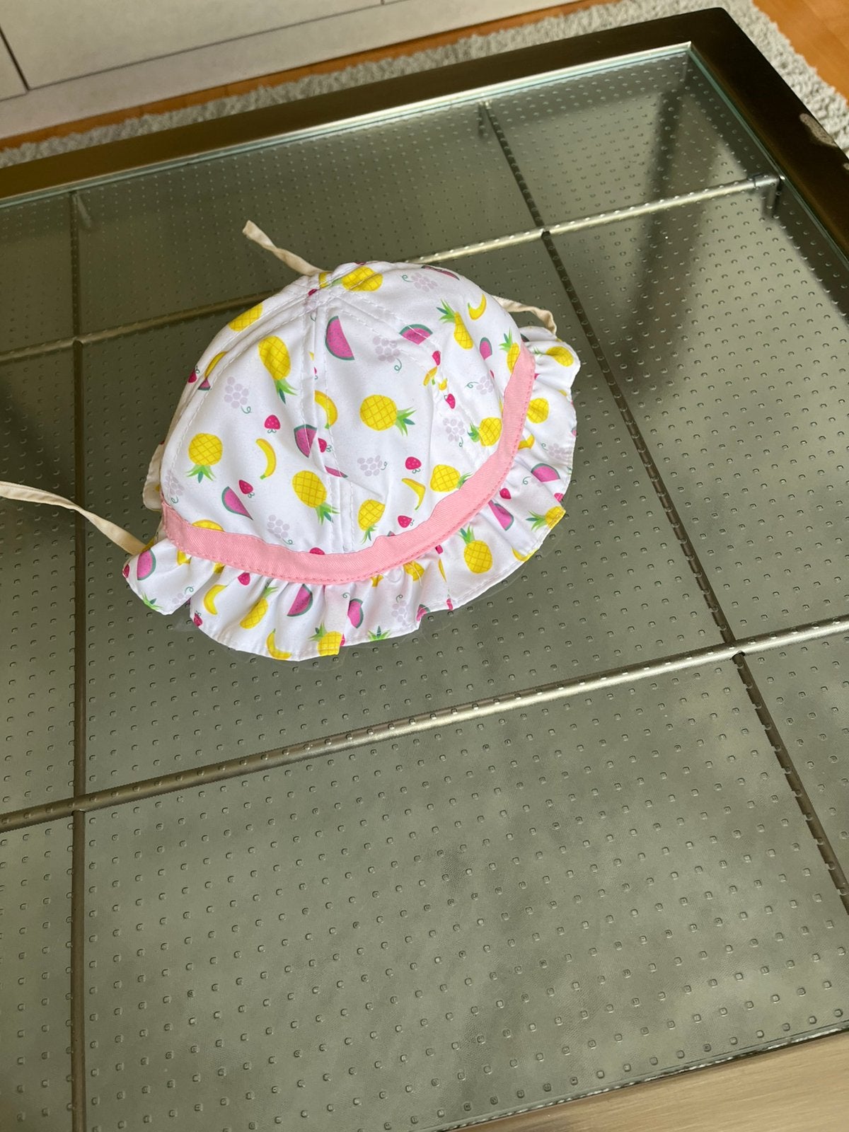 Zonnehoedje baby/peuter, Kinderen en Baby's, Ophalen, Zo goed als nieuw, Maat 50