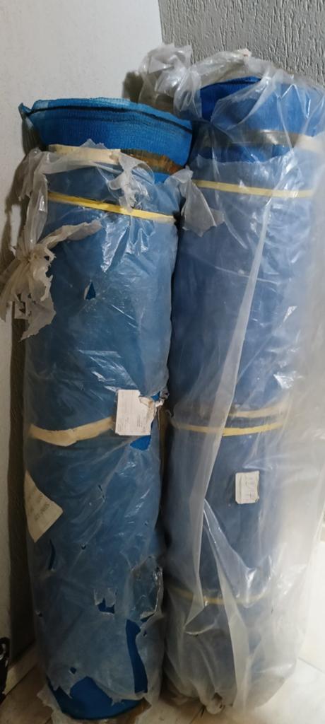SDM- 120 Steigerbeschermingsnet 3Mx50M. 2 rollen voor 80€, Doe-het-zelf en Bouw, Steigers, Ophalen