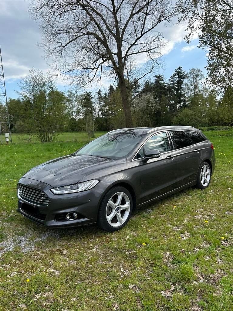 Ford Mondeo Clipper 1.5 EcoBoost Titanium, Auto's, Zwart, Mondeo, Leder, 5 deurs