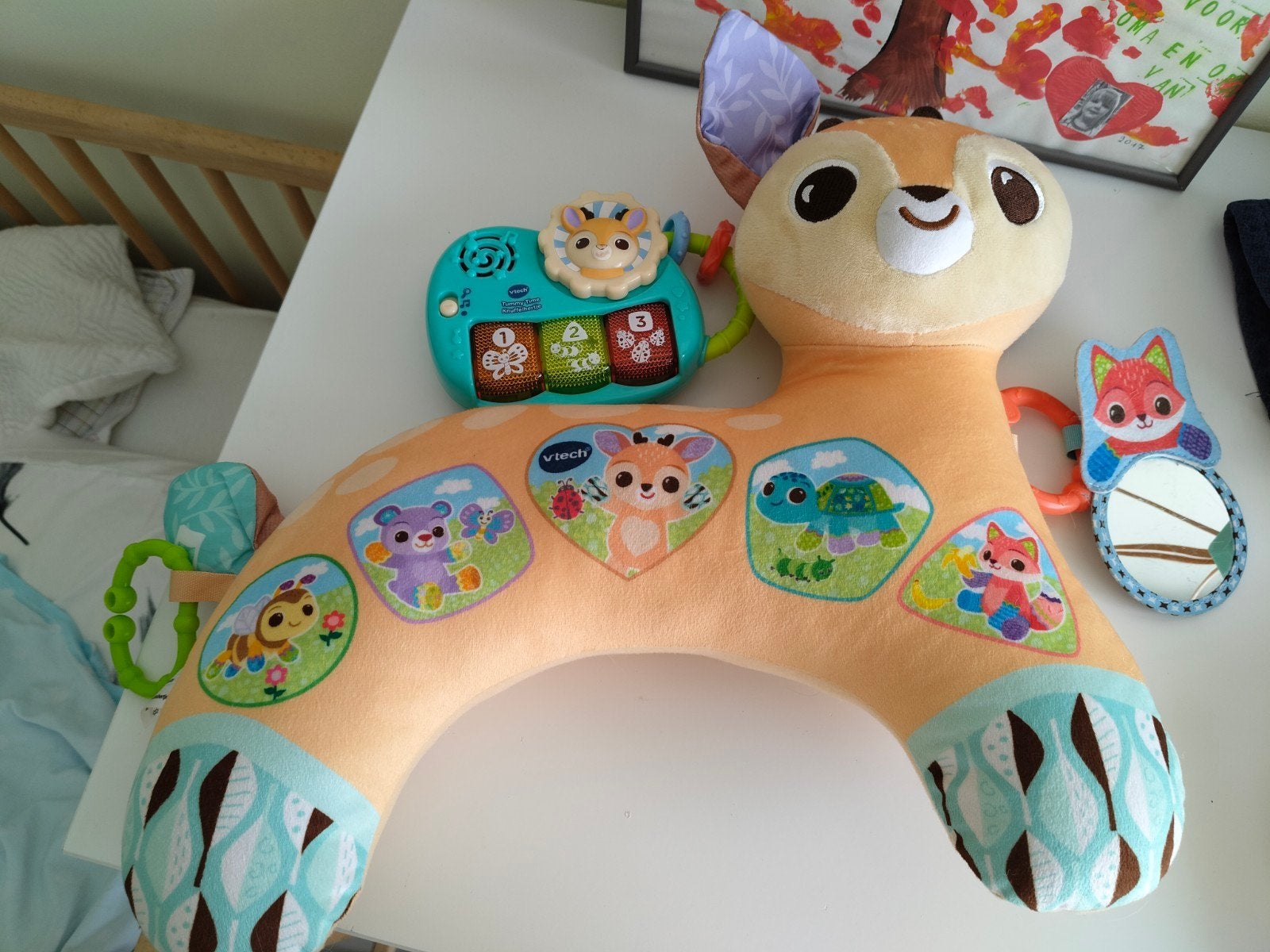 Tummy Time Knuffelhertje vtech, Kinderen en Baby's, Ophalen