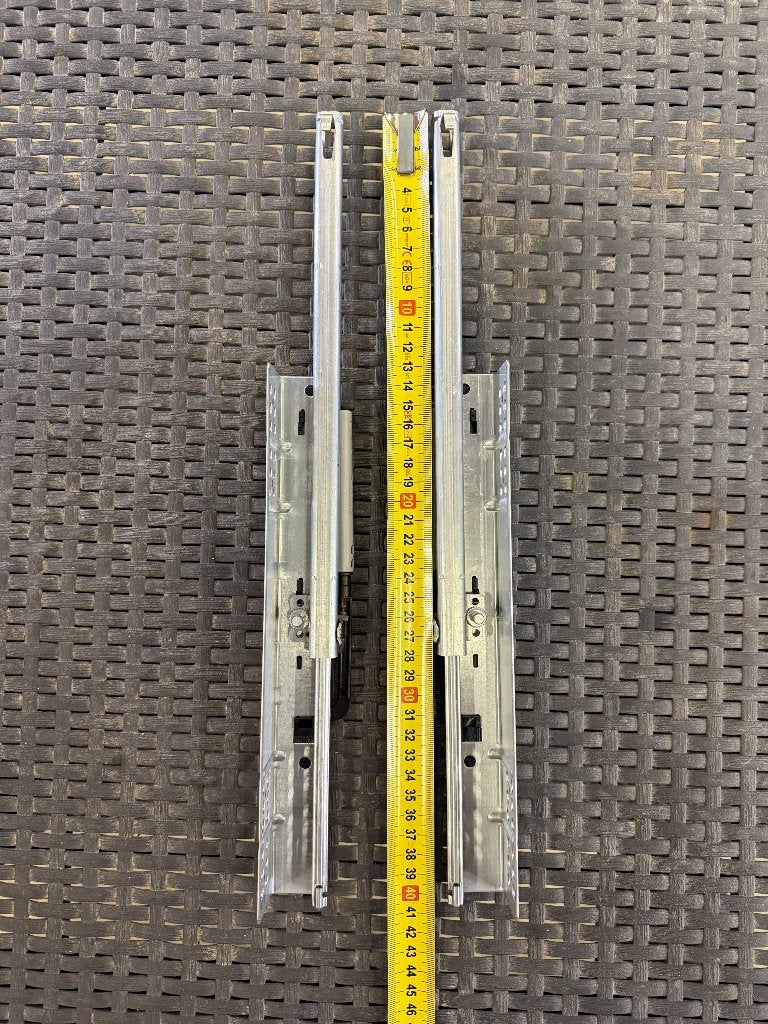 20 paar ladegeleiders 400 mm – Push-to-Open, Ophalen, Nieuw