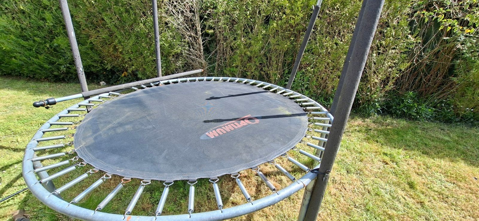 Trampoline Optimum Skyline entièrement démonté, ramassage ur, Enlèvement ou Envoi