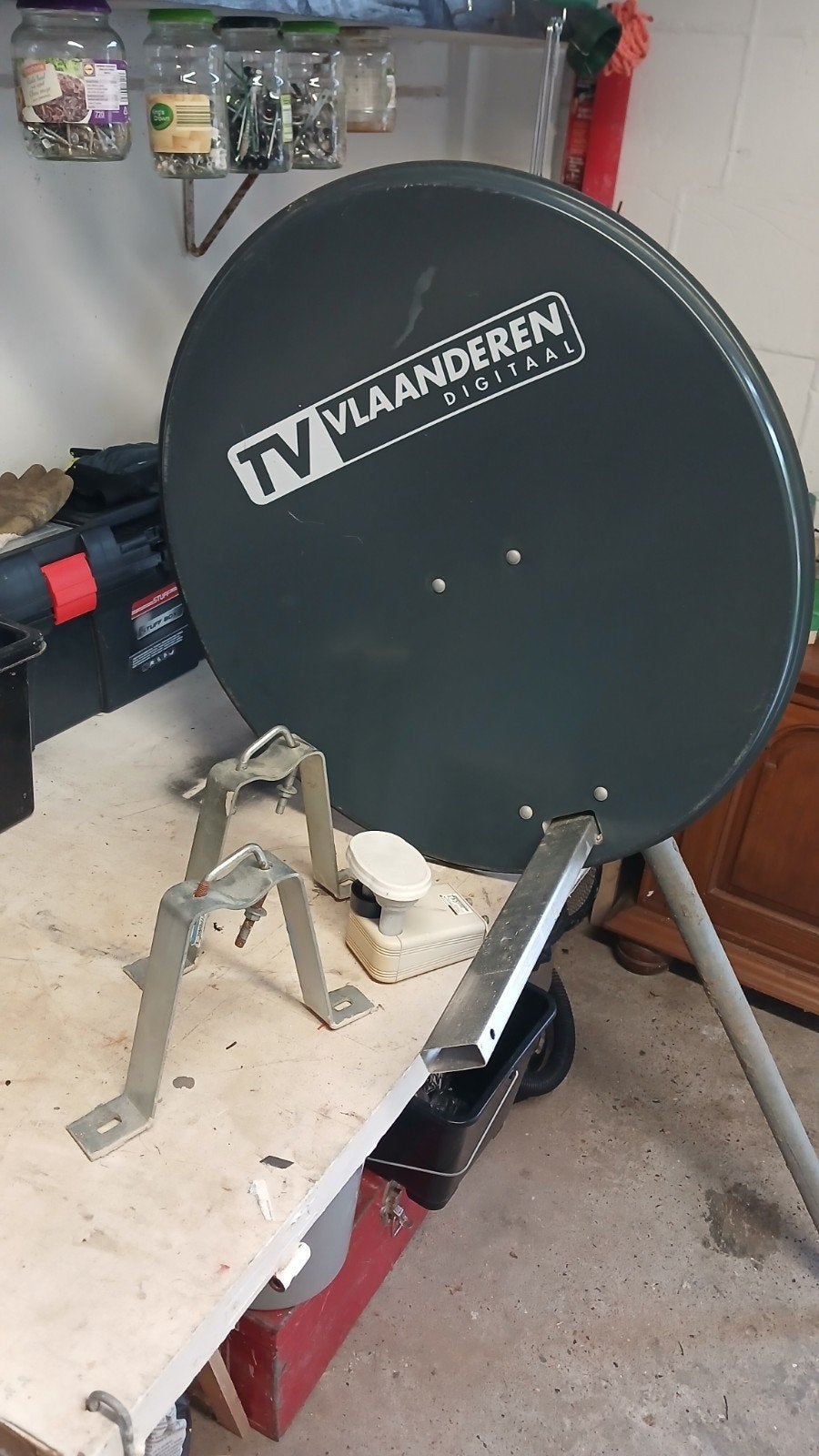 tv vlaanderen schotel, Audio, Tv en Foto, Ophalen, Gebruikt