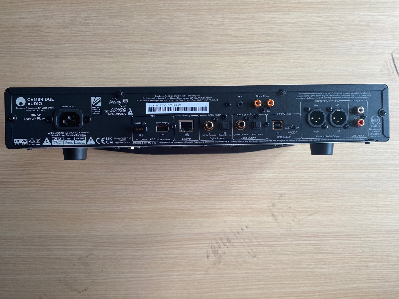 Cambridge Audio CXN V2 – Lecteur réseau / Streamer Hi-Fi, Computers en Software, Servers, Ophalen, Zo goed als nieuw