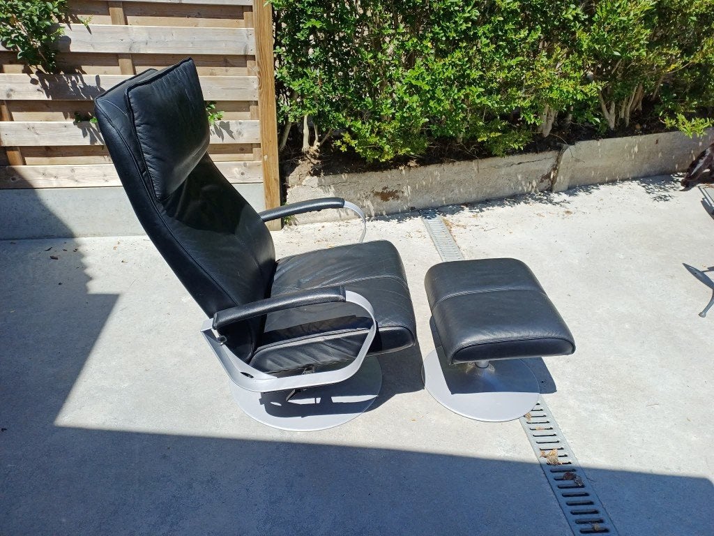 Relaxzetel met voetsteun, 100 à 125 cm, Moins de 150 cm, Une personne, Enlèvement