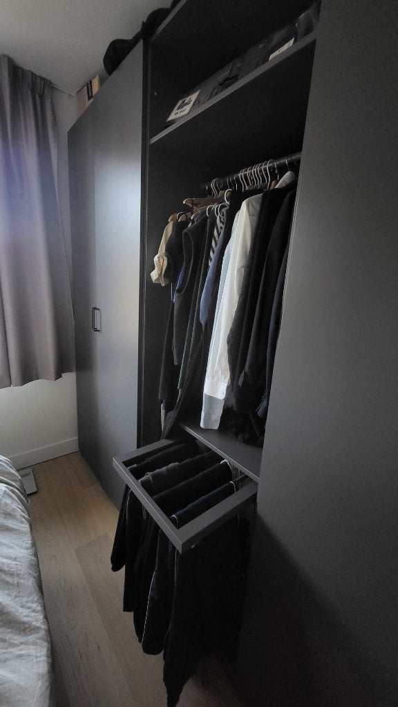 PAX kast ikea (modulair), Huis en Inrichting, Ophalen, 200 cm of meer, Donkergrijs, 200 cm of meer