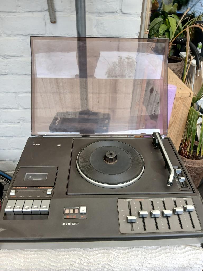 Philips Vintage Stereo Muziekset - Werkend, Philips, Tuner ou Radio, Enlèvement, Utilisé