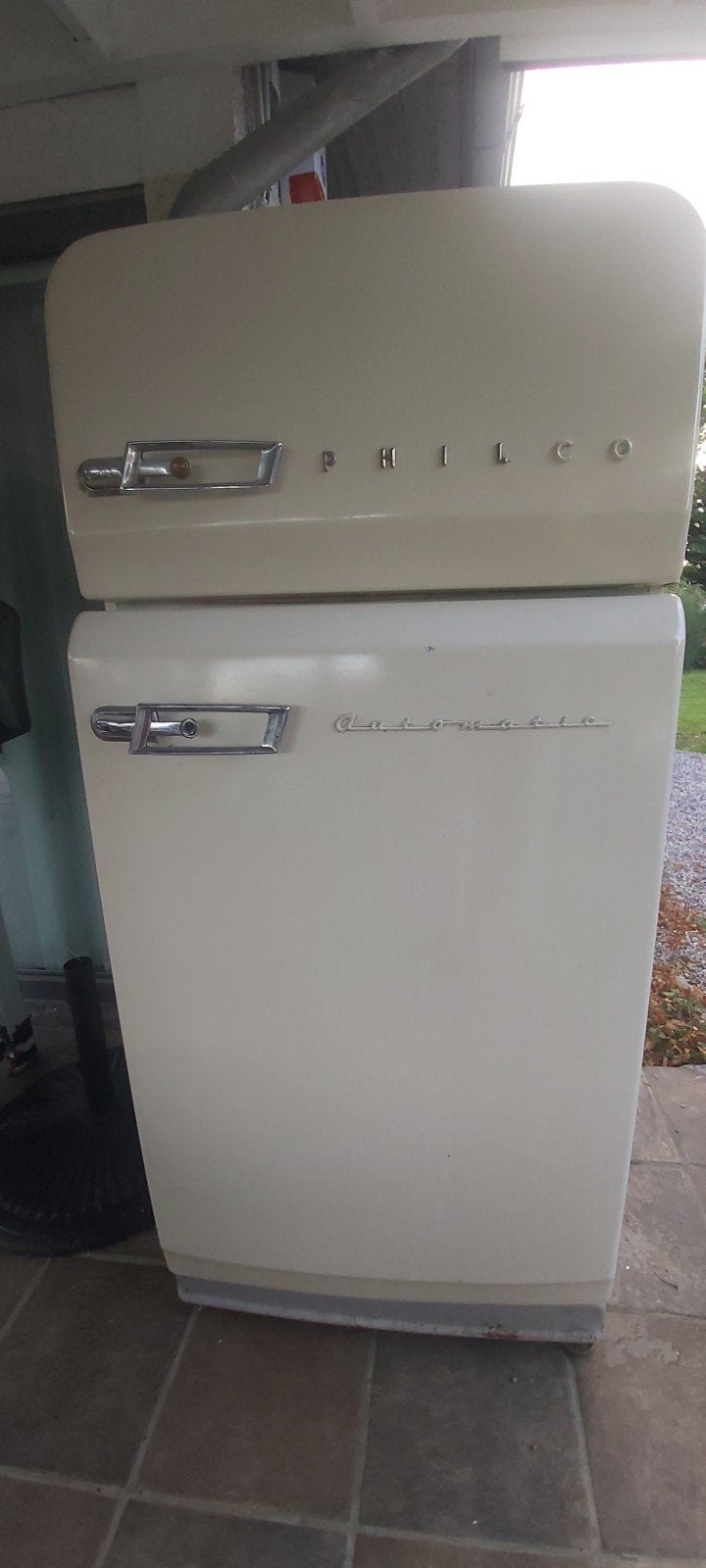 Frigo Américain Vintage Philco Corporation, Enlèvement, Utilisé, Avec compartiment congélateur